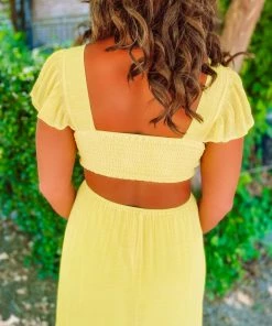 Flying Tomato Raylee Side Cut Hi Low Dress Dresses