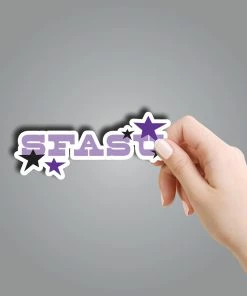 Texas Bling SFASU Retro Outline Star Sticker