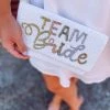 Texas Bling Team Bride Beaded Clutch