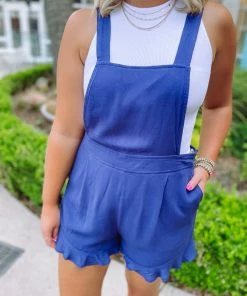 &MERCI Rompers & Jumpsuits Shania Ruffle Hem Romper