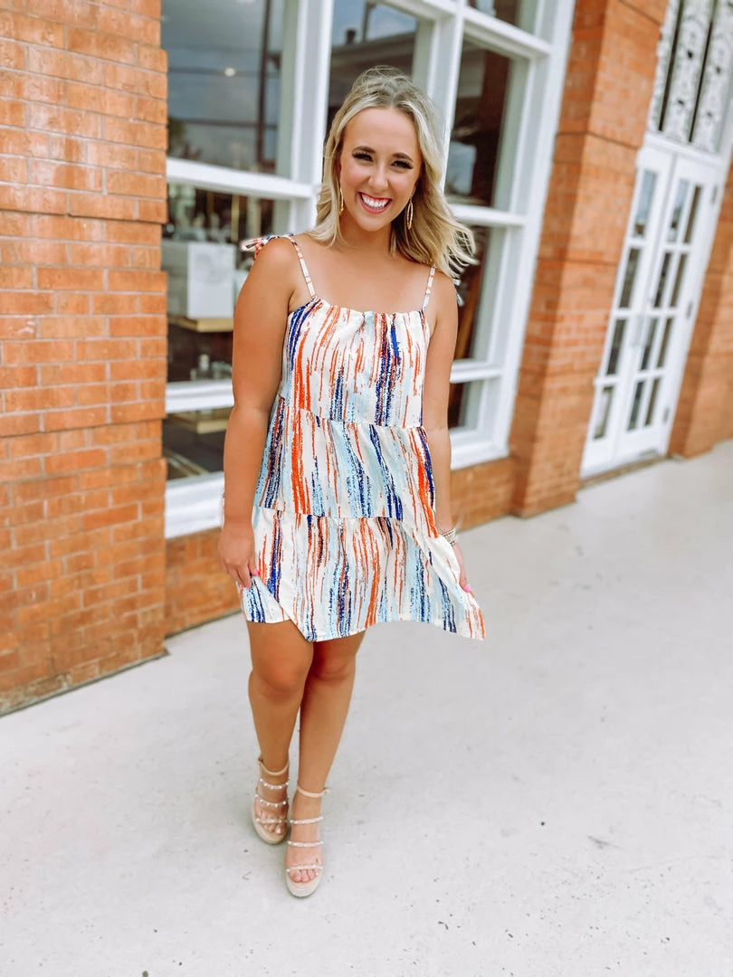 EL Kanna Morgan Multicolor Spaghetti Dress Dresses 1 EL Kanna Morgan Multicolor Spaghetti Dress Dresses