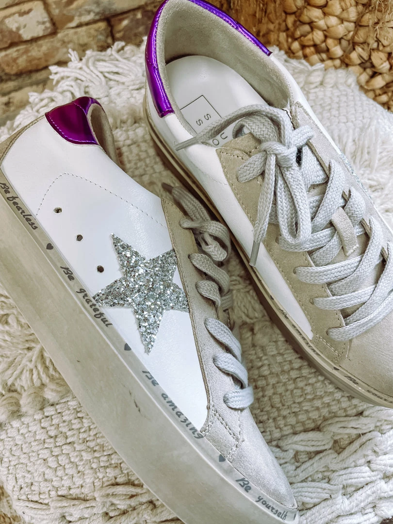 Shu Shop Petula Star Sneaker- Fuchsia 2 Shu Shop Petula Star Sneaker- Fuchsia