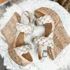 Mia Afia Wedges- Nude