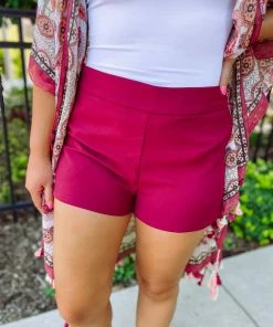 Ee:some Blair Fitted High Waisted Shorts