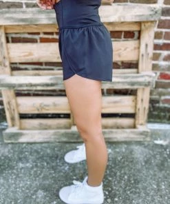 Love Tree Bottoms Sonia Fitted Athletic Shorts- Black 10 Love Tree Bottoms Sonia Fitted Athletic Shorts- Black