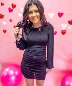 Main Strip Callie Round Neck Solid Knit Dress