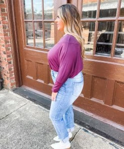 143 Story Austin Boatneck Dolman Sleeve Bodysuit Plus