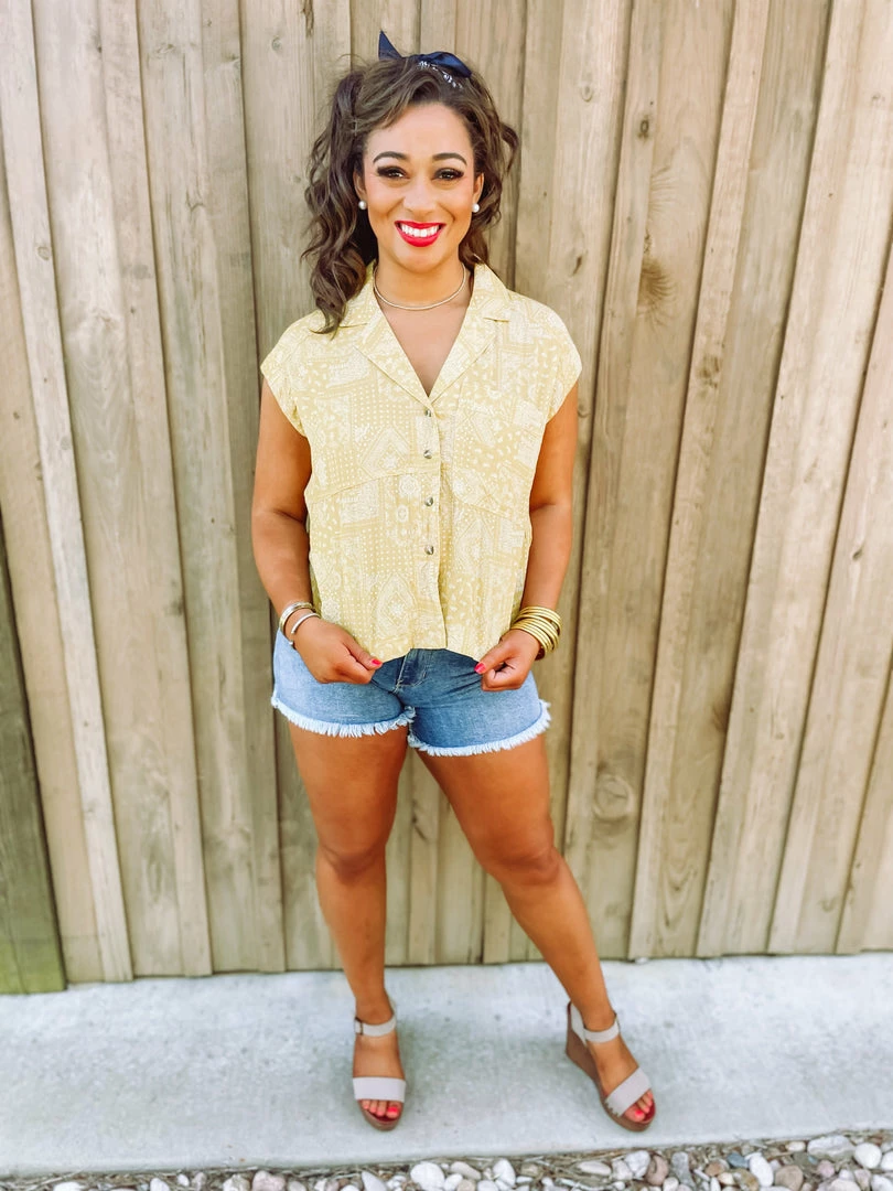 Easel Eden Paisley Printed Shirt 5 Easel Eden Paisley Printed Shirt