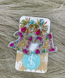 Texas Bling Jewelry Beaded Birthday 21 Earrings
