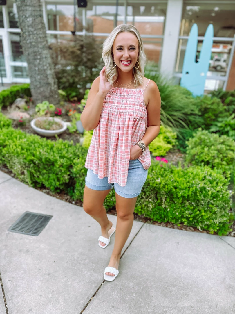 Davi & Dani Tops Elaina Smocking Detailed Chest Top 3 Davi & Dani Tops Elaina Smocking Detailed Chest Top