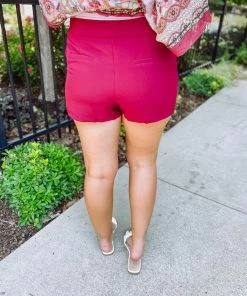 Ee:some Blair Fitted High Waisted Shorts