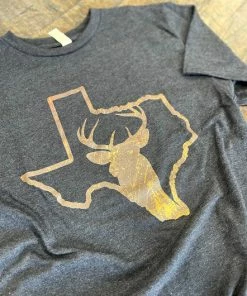 G Ink Deer Texas Graphic Tees
