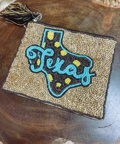 Texas Bling Texas Beaded Pouch