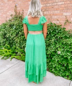 Flying Tomato Joann Hi-Low Side Cut Out Dress Dresses