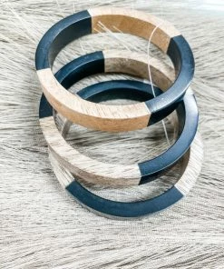 Texas Bling Genesis Two Tone Block Bangle Take Me Away: Resort Edition