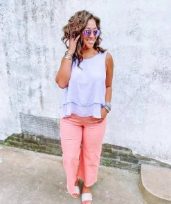 Umgee Kate Sleeveless Layered Top