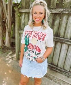 Pierce + Pine Sun Goes Down Graphic Tees