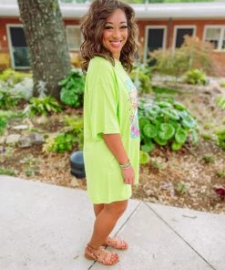 Pierce + Pine Here Comes The Sun T-Shirt Dress Neon Fit Check 8 Pierce + Pine Here Comes The Sun T-Shirt Dress Neon Fit Check